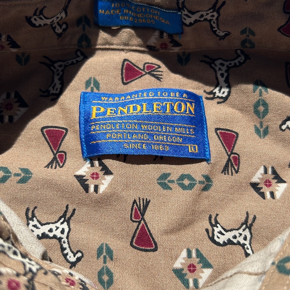 Pendleton Size X Large Cowboy Button Down. - image 2